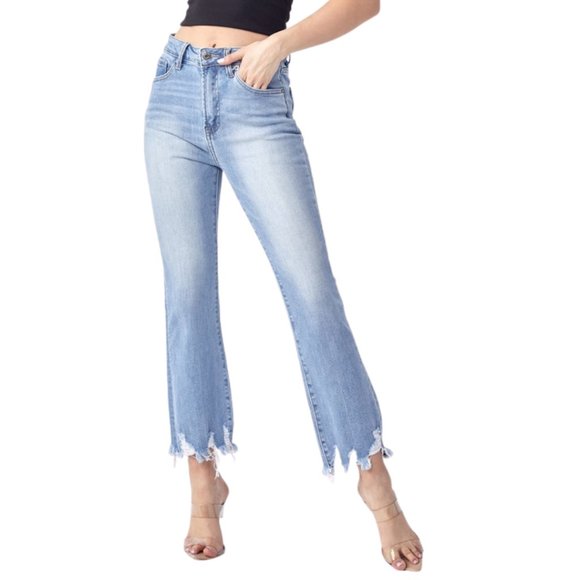 High Rise Flare Jeans - Picture 1 of 4